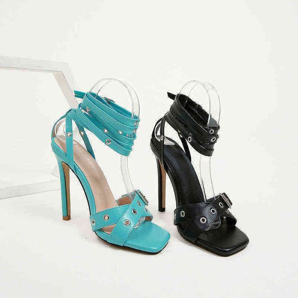 nxy sandals new high heels in summer 2022 square head belt buckle sandals cross strap pumps women shoes 220617, Black
nxy sandals new high heels in summer 2022 square head belt buckle sandals cross strap pumps women shoes 220617, Black