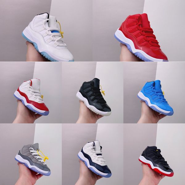 2022 designers kids jumpman 11 11s cool grey basketball shoes space jam bred concord gym red children boy girls midnight navy retro sports s
2022 designers kids jumpman 11 11s cool grey basketball shoes space jam bred concord gym red children boy girls midnight navy retro sports s