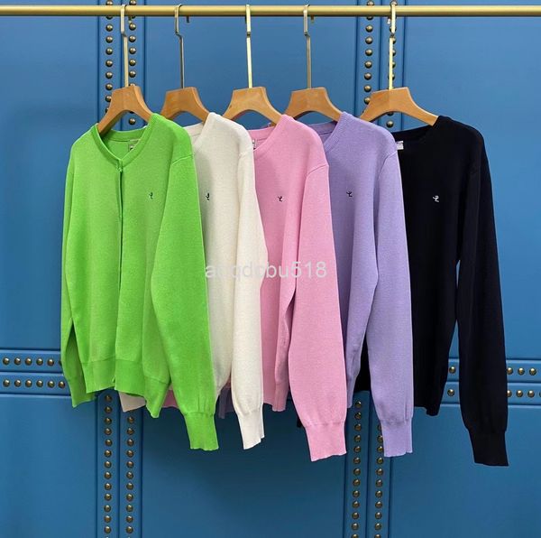 women's knits & tees 22 early spring ys letter small label embroidery solid color simple fashion fresh aging round neck knitted cardiga, White
women's knits & tees 22 early spring ys letter small label embroidery solid color simple fashion fresh aging round neck knitted cardiga, White
