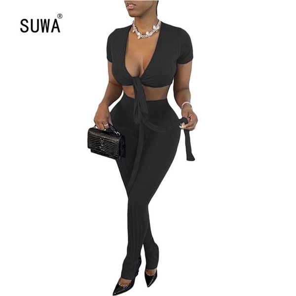 recommend style casual women suit two piece set streetwear femme v neck short sleeve and leggings tracksuit t200618, Gray
recommend style casual women suit two piece set streetwear femme v neck short sleeve and leggings tracksuit t200618, Gray