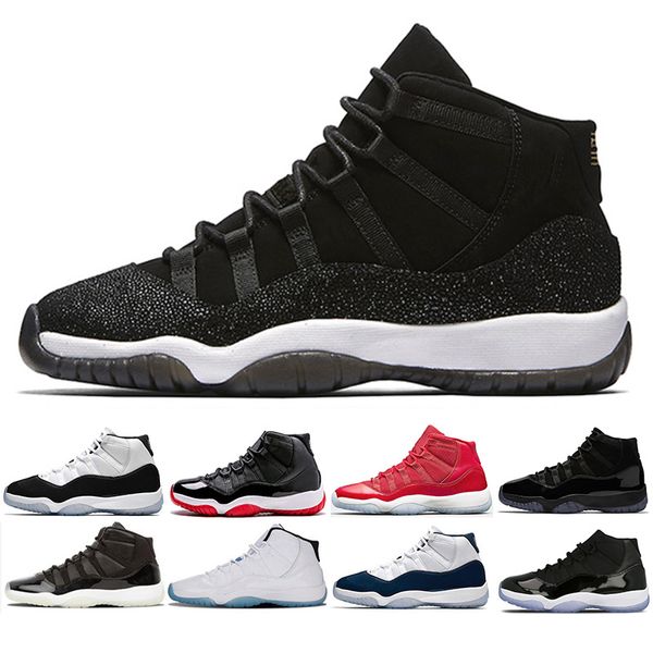11 cap and gown men women jordon basketball shoes 11s prom night space jam bred concord black prm heiress win like 96 sports sneakers
11 cap and gown men women jordon basketball shoes 11s prom night space jam bred concord black prm heiress win like 96 sports sneakers