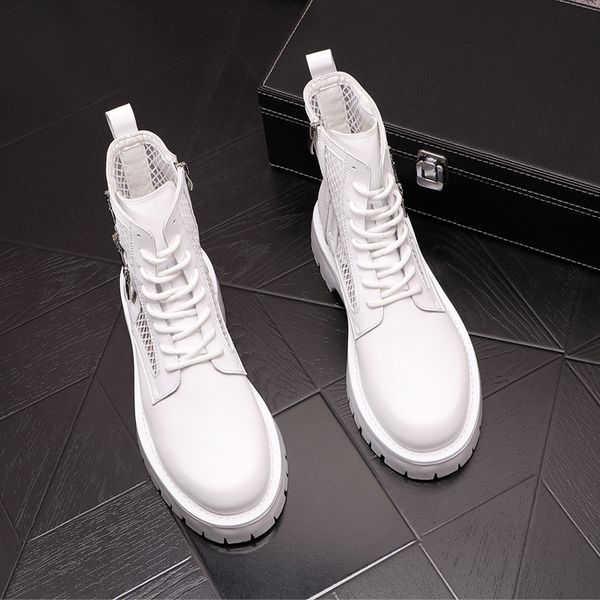 italy luxury air cushion wedding dress party shoes lace up vulcanize mesh casual boots spring autumn white round toe tenis masculino men bre, Black
italy luxury air cushion wedding dress party shoes lace up vulcanize mesh casual boots spring autumn white round toe tenis masculino men bre, Black