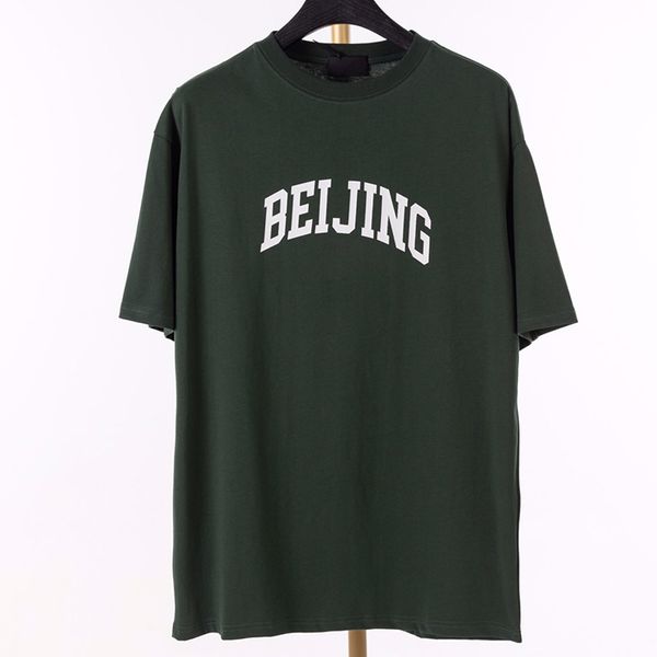 22ss new summer limited man bei jing letter tee classic high end street designer t-shirts breathable fashion casual men women youth short sl, White;black
22ss new summer limited man bei jing letter tee classic high end street designer t-shirts breathable fashion casual men women youth short sl, White;black