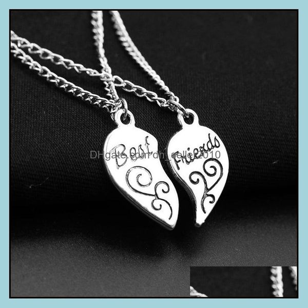 pendant necklaces chain necklace foreign trade friend friendship heart-shaped broken heart friends drop delivery 202 dhseller2010 dhzxg, Silver
pendant necklaces chain necklace foreign trade friend friendship heart-shaped broken heart friends drop delivery 202 dhseller2010 dhzxg, Silver