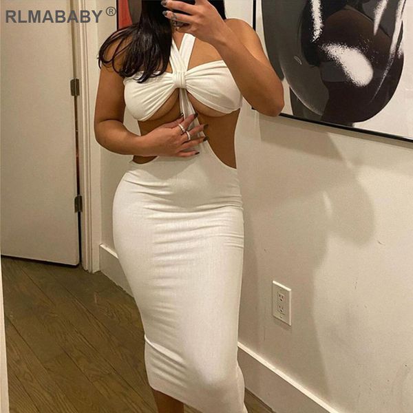 summer women hollow out halter midi dress fashion night club white slim long dress elegant party black backless black dress, Black;gray
summer women hollow out halter midi dress fashion night club white slim long dress elegant party black backless black dress, Black;gray