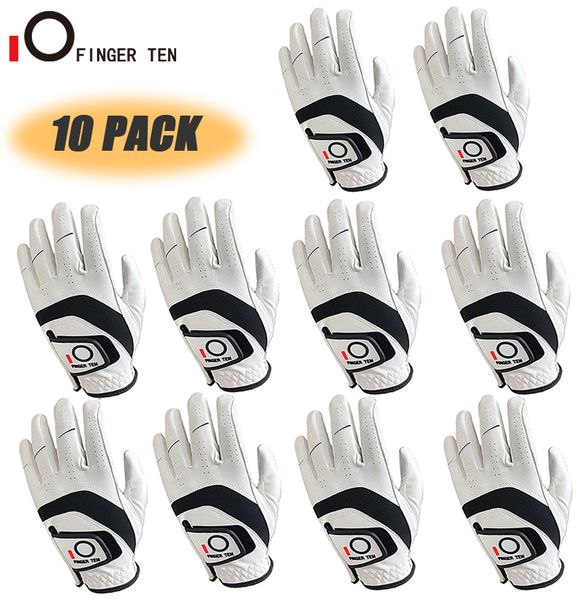 10 pcs all weather soft golf gloves men left right hand cabretta leather rain grip comfortable drop 220712, Black
10 pcs all weather soft golf gloves men left right hand cabretta leather rain grip comfortable drop 220712, Black