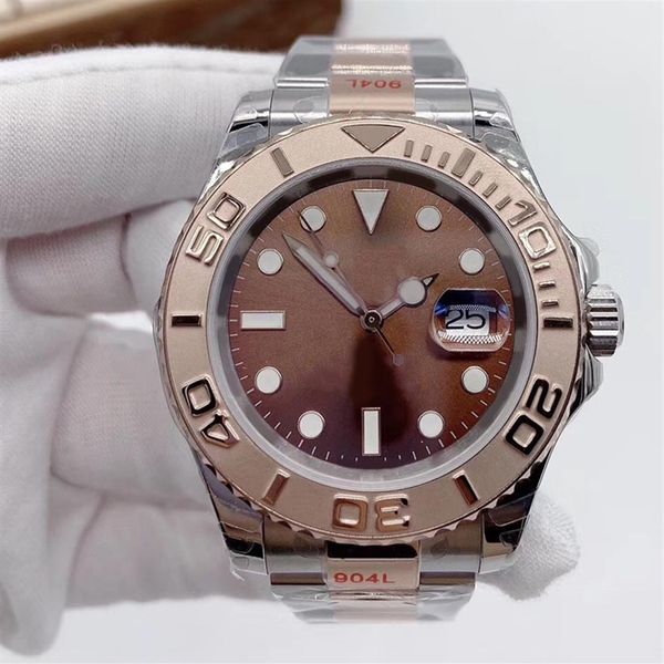 mens automatic mechanical ceramics watches 40mm full stainless steel wristwatches sapphire luminous watch business casual montre d222j, Slivery;brown
mens automatic mechanical ceramics watches 40mm full stainless steel wristwatches sapphire luminous watch business casual montre d222j, Slivery;brown