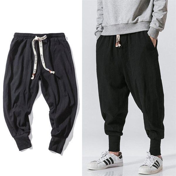 chinese style harem streetwear casual joggers s pants cotton linen sweatpants anklelength men trousers m5xl 220707, Black
chinese style harem streetwear casual joggers s pants cotton linen sweatpants anklelength men trousers m5xl 220707, Black