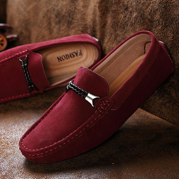 men casual shoes fashion suede shoes men handmade genuine leather mens loafers moccasins slip on flats lightweight leisure walk, Black
men casual shoes fashion suede shoes men handmade genuine leather mens loafers moccasins slip on flats lightweight leisure walk, Black