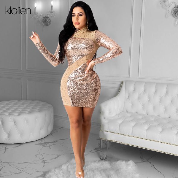 fashion elegant party shiny patchwork mini dress new autumn long sleeve turtleneck office lady slim wild dress, Black;gray
fashion elegant party shiny patchwork mini dress new autumn long sleeve turtleneck office lady slim wild dress, Black;gray