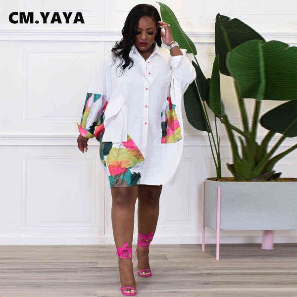 cm.yaya women graffiti batwing long sleeve single breasted loose shirt style dress 2022 summer streetwear fashion dresses l220530, Black;gray
cm.yaya women graffiti batwing long sleeve single breasted loose shirt style dress 2022 summer streetwear fashion dresses l220530, Black;gray