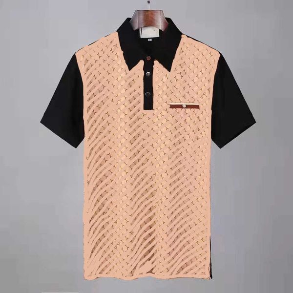 202ss new luxury polo mens clothing poloshirt designer t shirts cotton blend short sleeve casual breathable summer breathable solid clothing, White;black
202ss new luxury polo mens clothing poloshirt designer t shirts cotton blend short sleeve casual breathable summer breathable solid clothing, White;black