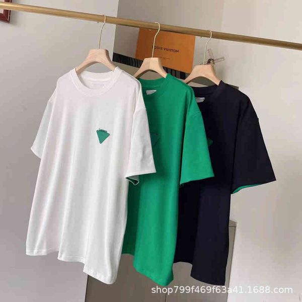 high version bv22 early spring triangle letter short sleeved t-shirt loose and versatile for men women with age reduction tshirts brands, White
high version bv22 early spring triangle letter short sleeved t-shirt loose and versatile for men women with age reduction tshirts brands, White