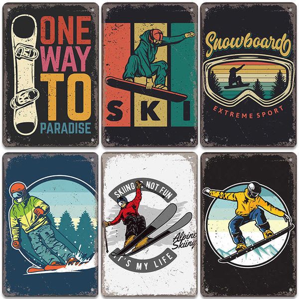 alpine skiing posters metal signs plate retro mountain extreme sports snowboards metal for ski club bar pub wall decor
alpine skiing posters metal signs plate retro mountain extreme sports snowboards metal for ski club bar pub wall decor