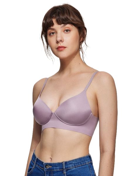 luvlette plain wireless bra n3sp#, Black;red