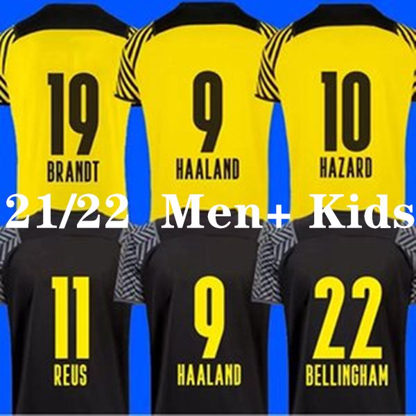 21 22 haaland soccer jersey sancho 2021 fourth 4th bellingham reyna guerreiro reus neongelb football shirt men kids kit maillot de foot jers, Black;yellow
21 22 haaland soccer jersey sancho 2021 fourth 4th bellingham reyna guerreiro reus neongelb football shirt men kids kit maillot de foot jers, Black;yellow