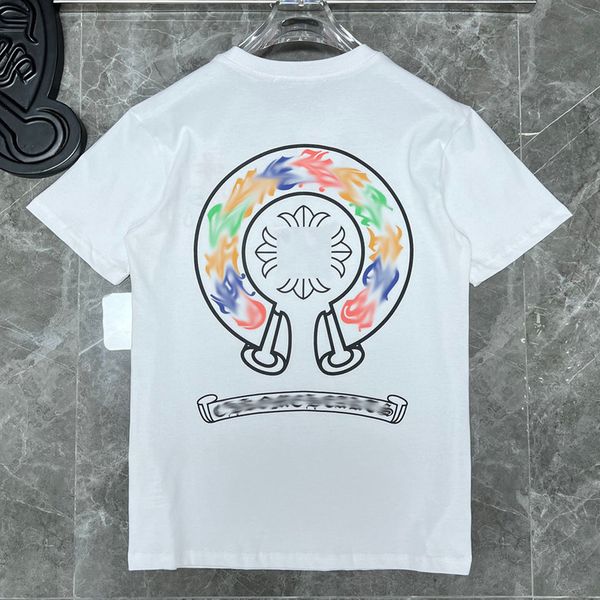 classic fashion t shirts mens luxury letter ch t-shirt designers horseshoe sanskrit cross pattern tshirt summer tees women clothing short s, White;black
classic fashion t shirts mens luxury letter ch t-shirt designers horseshoe sanskrit cross pattern tshirt summer tees women clothing short s, White;black