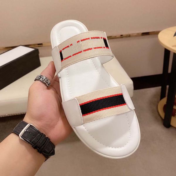 designer slippers men's trendy summer leather sandals outdoor wear casual non-slip flip-flops beach shoes02, Black
designer slippers men's trendy summer leather sandals outdoor wear casual non-slip flip-flops beach shoes02, Black