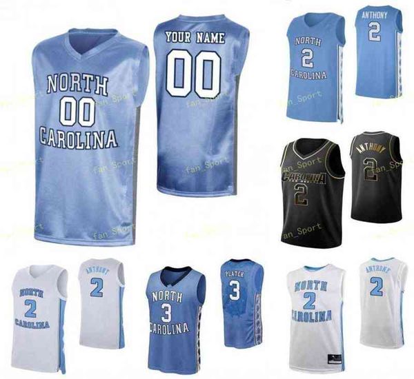 Image of College North Carolina Tar Heels Basketball Jersey 23 Michael j 25 Caleb Ellis 3 Andrew Platek 30 K.j. Smith Custom Stitched