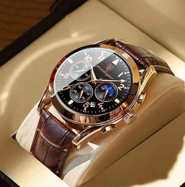 poedagar 816 luxury waterproof man wristwatch luminous leather clock relogio masculino mens wrist quartz watch, Slivery;brown
poedagar 816 luxury waterproof man wristwatch luminous leather clock relogio masculino mens wrist quartz watch, Slivery;brown