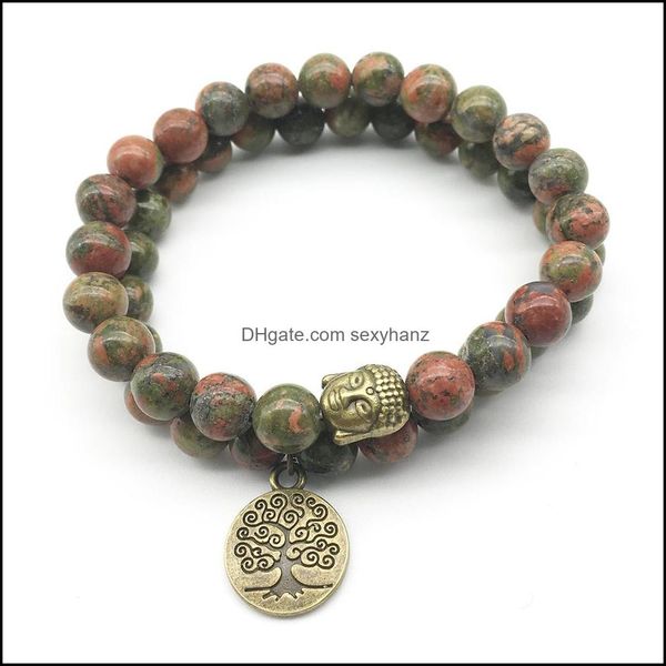 beaded strands bracelets jewelry sn1275 tree of life buddha bronze charm bracelet set vintage design unakite natural stone dro, Black
beaded strands bracelets jewelry sn1275 tree of life buddha bronze charm bracelet set vintage design unakite natural stone dro, Black