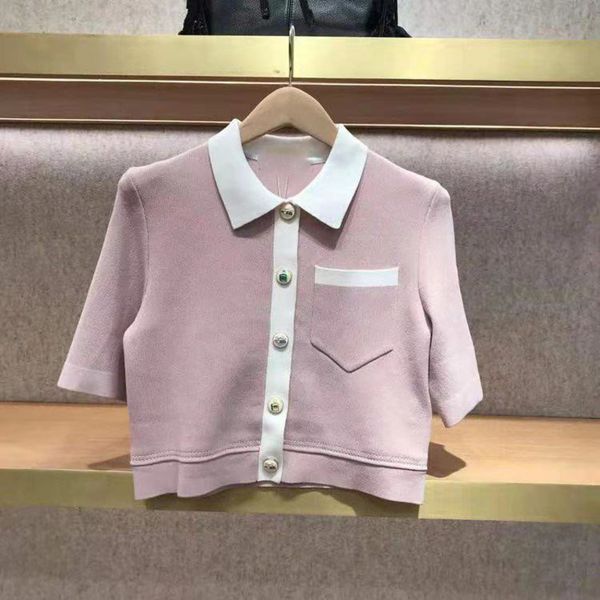 women's sweaters fadan family spring and summer jinchen same lady style polo collar single breasted short sweater, White;black
women's sweaters fadan family spring and summer jinchen same lady style polo collar single breasted short sweater, White;black