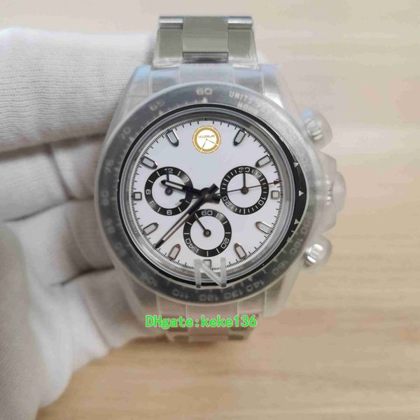 n perfect watches 904l steel cal.4130 chronograph working 40mm cosmograph panda 116500 ceramic waterproof automatic mechanical mens watch wr, Slivery;brown
n perfect watches 904l steel cal.4130 chronograph working 40mm cosmograph panda 116500 ceramic waterproof automatic mechanical mens watch wr, Slivery;brown