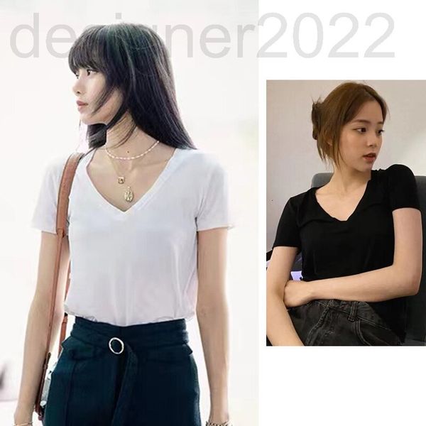 women's t-shirt designer lisa ouyang nana star's same slim classic versatile basic white v-neck short sleeve t-shirt women's
women's t-shirt designer lisa ouyang nana star's same slim classic versatile basic white v-neck short sleeve t-shirt women's