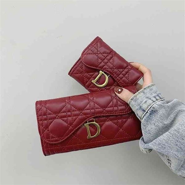 2022 new wallet women's long wallet women's 80% off store online, Red;black