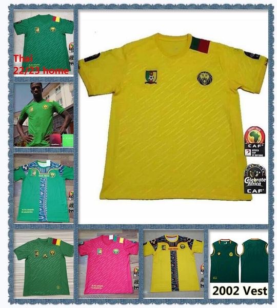 22/23 cameroon national team cameroun soccer jersey retro mboba 2002 vest 2021 2022 home green aboubakar choupo-moting toko ekambi bassogog, Black;yellow
22/23 cameroon national team cameroun soccer jersey retro mboba 2002 vest 2021 2022 home green aboubakar choupo-moting toko ekambi bassogog, Black;yellow