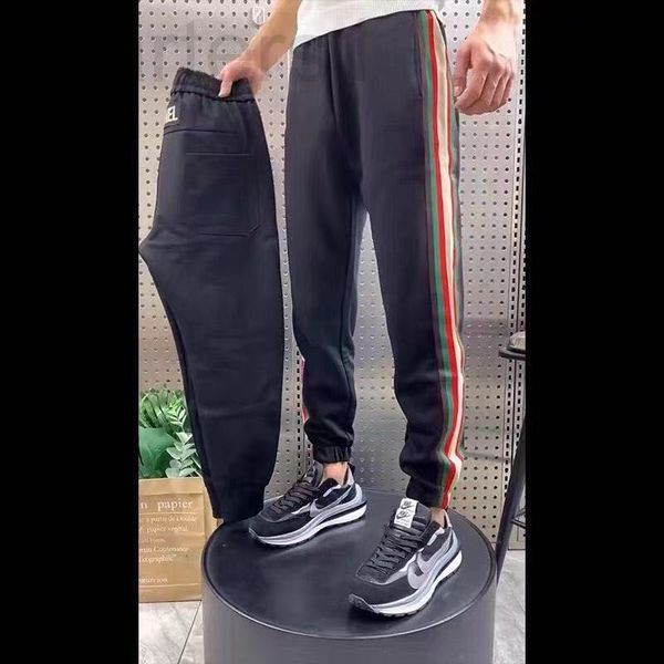 men's pants designer 2022 new spring popular men's sliver calf guard pants trendy casual selling recommendation boeh, Black
men's pants designer 2022 new spring popular men's sliver calf guard pants trendy casual selling recommendation boeh, Black