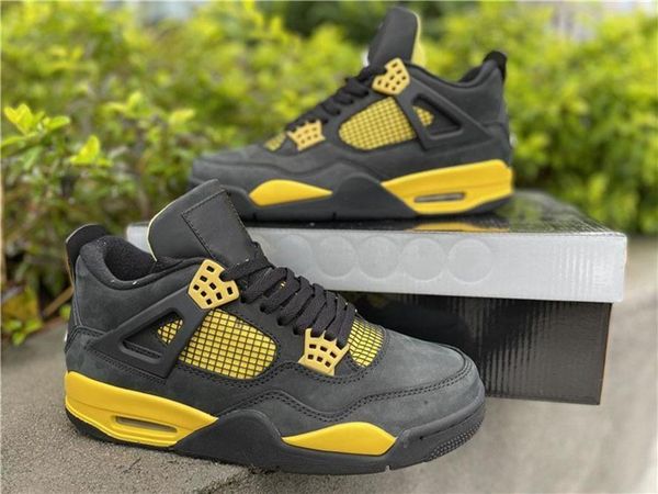 shoes 4 thunder men basketball 4s black white-tour yellow sneakers trainers sports 308497-008 7-13
shoes 4 thunder men basketball 4s black white-tour yellow sneakers trainers sports 308497-008 7-13