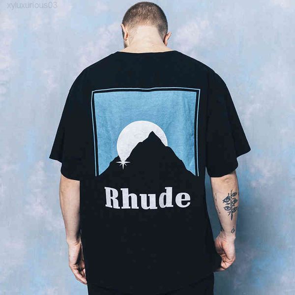 rhude short sleeve 2022 summer fashion snow mountain sunrise print round neck loose t shirt t shirts tee, White;black
rhude short sleeve 2022 summer fashion snow mountain sunrise print round neck loose t shirt t shirts tee, White;black
