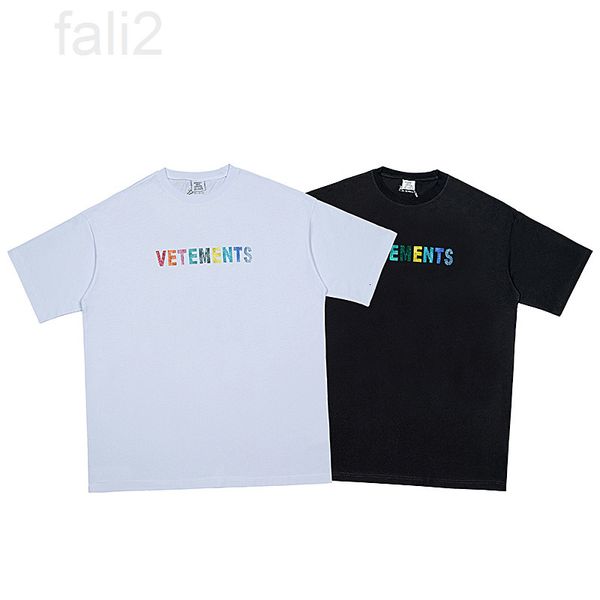 men's t-shirts designer spring and summer vtm color diamond letters loose casual men women lovers round neck short sleeve t-shirt ameri, White;black
men's t-shirts designer spring and summer vtm color diamond letters loose casual men women lovers round neck short sleeve t-shirt ameri, White;black