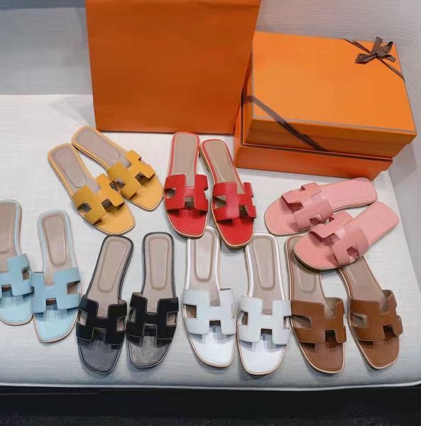2022 luxury flat genuine leather fashion sandals h women slippers summer slides ladies beach sandal party wedding oran slipper with box, Black
2022 luxury flat genuine leather fashion sandals h women slippers summer slides ladies beach sandal party wedding oran slipper with box, Black