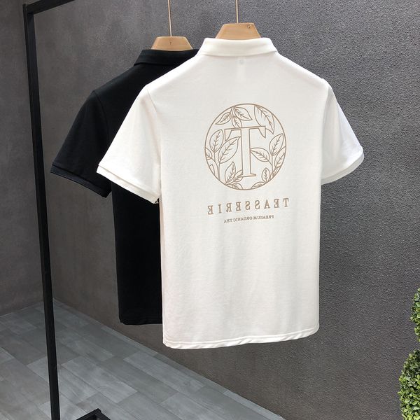 fashion personality t shirt handsome summer printed stand collar tshirt men's short sleeve polo shirt, White;black
fashion personality t shirt handsome summer printed stand collar tshirt men's short sleeve polo shirt, White;black