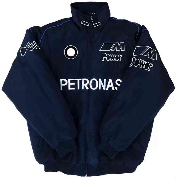 f1 racing jersey, cotton full-embroidered off-road jacket, autumn and winter clothing, Black;brown
f1 racing jersey, cotton full-embroidered off-road jacket, autumn and winter clothing, Black;brown