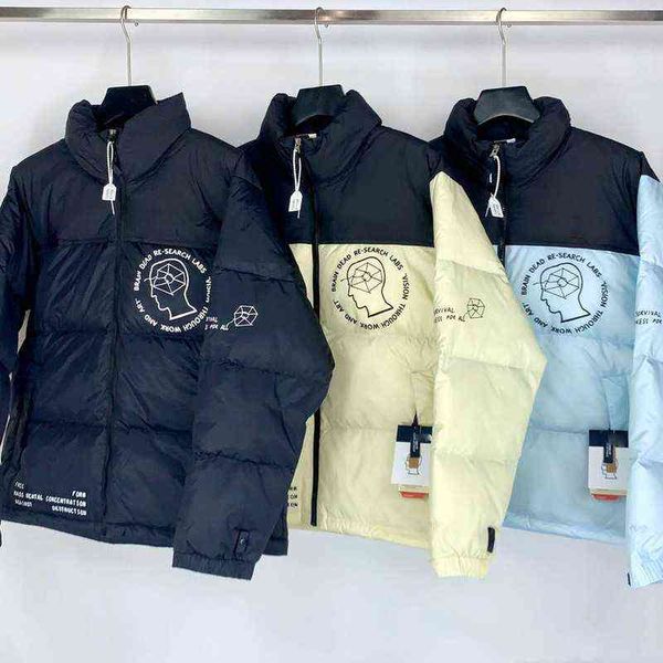 winter down cotton jacket brain print men women short stand collar bread coats white duck down warm padded parkas windproof t220715, Black
winter down cotton jacket brain print men women short stand collar bread coats white duck down warm padded parkas windproof t220715, Black