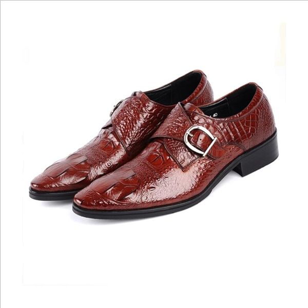 italian style handmade dress shoes men wedding party genuine leather elegant metal buckle pointed toe male business shoes 1a50, Black
italian style handmade dress shoes men wedding party genuine leather elegant metal buckle pointed toe male business shoes 1a50, Black