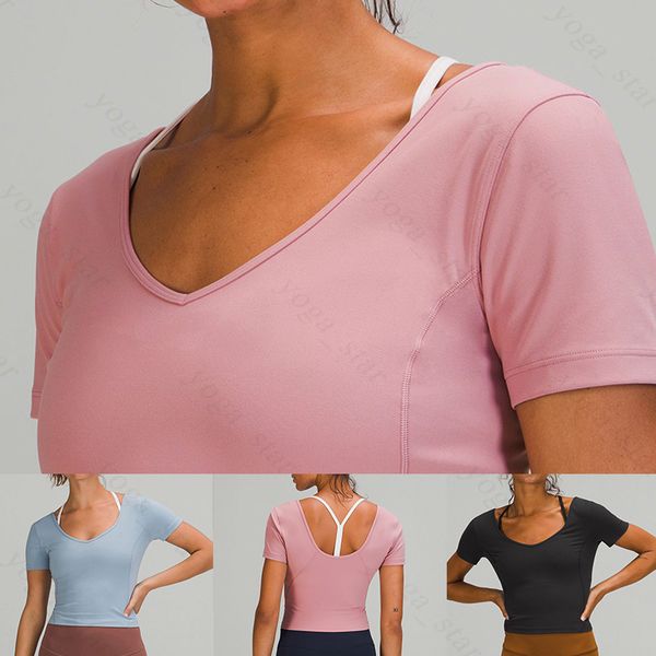 beautiful back yoga shirt clothes align womens fashion new sports short-sleeved tight-fitting short t-shirt v-neck u-back fitness nylon high, White
beautiful back yoga shirt clothes align womens fashion new sports short-sleeved tight-fitting short t-shirt v-neck u-back fitness nylon high, White