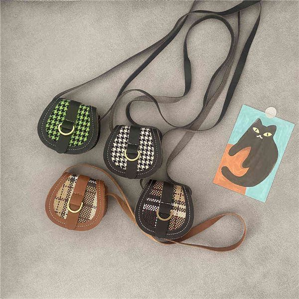 children's bag autumn fashion one shoulder messenger bag thousand bird lattice baby zero wallet, Black
children's bag autumn fashion one shoulder messenger bag thousand bird lattice baby zero wallet, Black