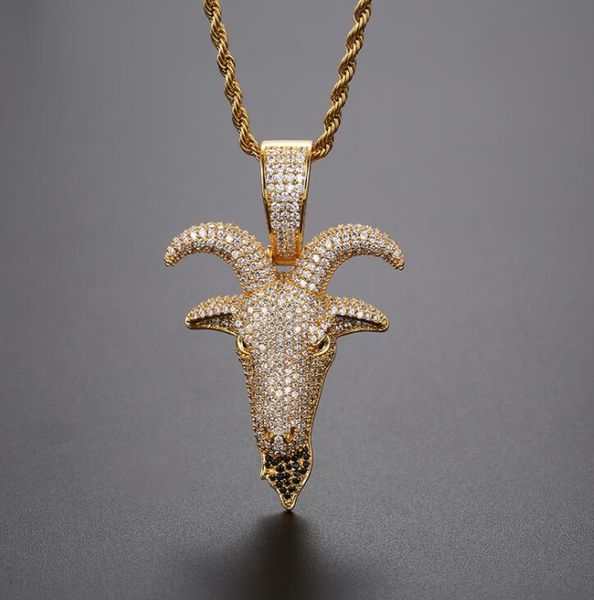 hip hop goat head pendants necklaces for men women charm jewelry gift, Silver
hip hop goat head pendants necklaces for men women charm jewelry gift, Silver