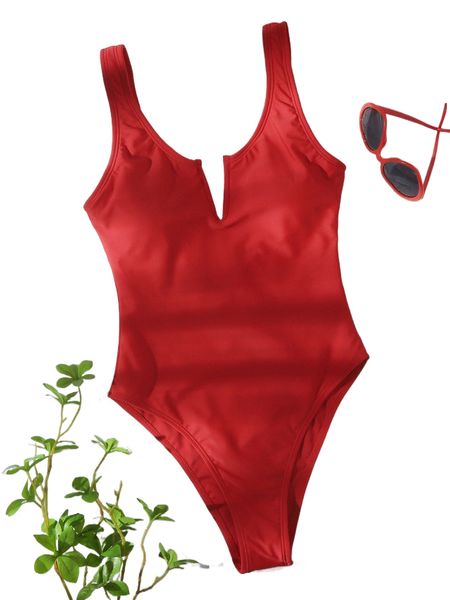 v wired one piece swimsuit r4x3#, White;black