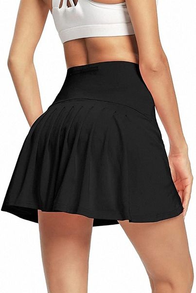pleated tennis skirts for women with pockets build in short high waisted golf skort for athletic running workout sports 825g#, Black
pleated tennis skirts for women with pockets build in short high waisted golf skort for athletic running workout sports 825g#, Black