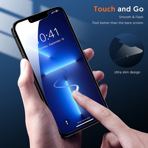 Image of 50PCS privacy Tempered Glass Screen Protector for iphone 13, 13 pro, 13 pro max , 13mini , Without retail packaging