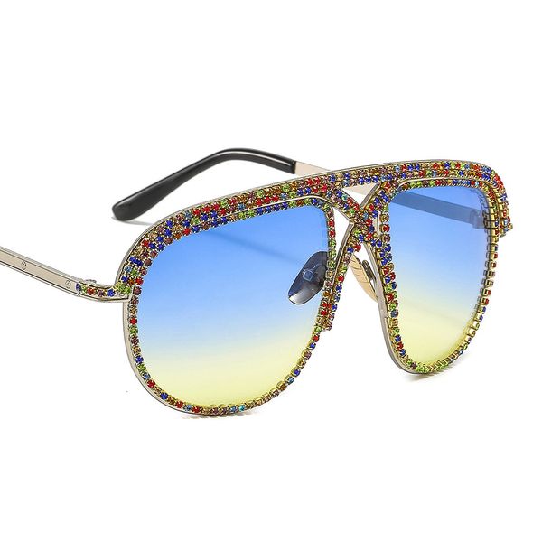classics wholesale large frame colorful diamond inlaid glass sunglass polarized fashion design ladies sun glasses, White;black
classics wholesale large frame colorful diamond inlaid glass sunglass polarized fashion design ladies sun glasses, White;black