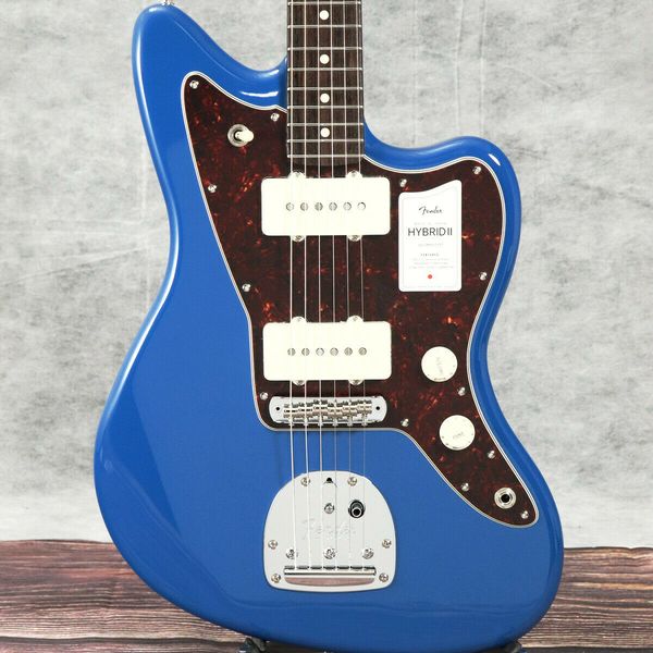 hybrid ii jazzmaster rosewood fingerboard forest blue electric guitar 
hybrid ii jazzmaster rosewood fingerboard forest blue electric guitar