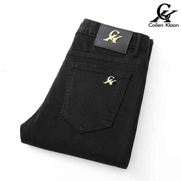 men's jeans coilen klaon autumn and winter jeans men's middle waist elastic slim fit small foot brand pants pure black d1bw, Blue
men's jeans coilen klaon autumn and winter jeans men's middle waist elastic slim fit small foot brand pants pure black d1bw, Blue