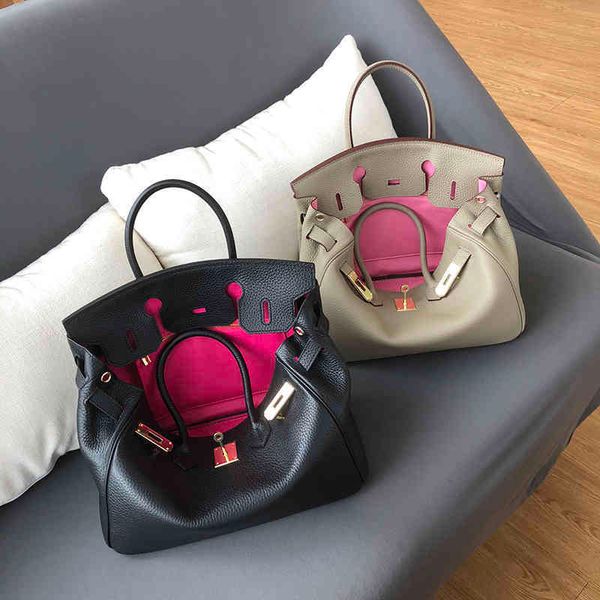handbag herme birkins togo leather litchi grain cowhide bag brand inner lining color matching layer cowhide platinum pattern leather women&#
handbag herme birkins togo leather litchi grain cowhide bag brand inner lining color matching layer cowhide platinum pattern leather women&#