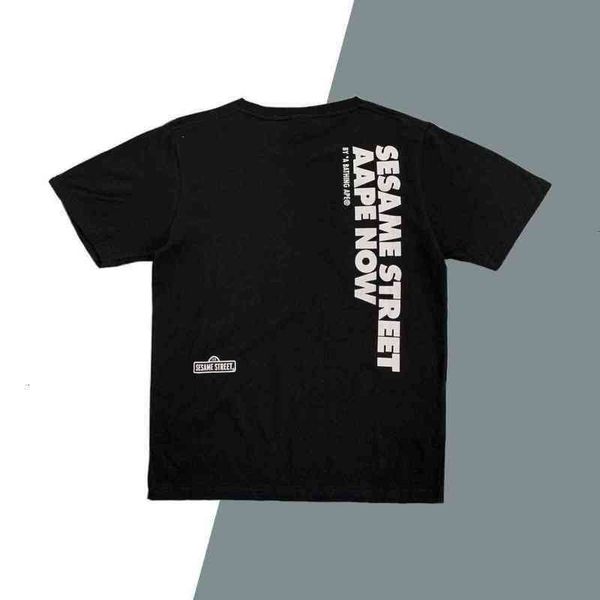 men's t-shirts designer summer man tide brand aape short sleeve sesame street joint ape legion printed t-shirt ins loose casual men�, White;black
men's t-shirts designer summer man tide brand aape short sleeve sesame street joint ape legion printed t-shirt ins loose casual men�, White;black